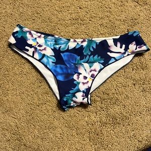 Floral bathing suit bottoms